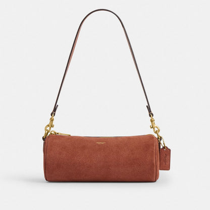 Coach Barrel Bag Brass Clay