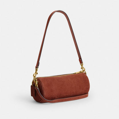 Coach Barrel Bag Brass Clay
