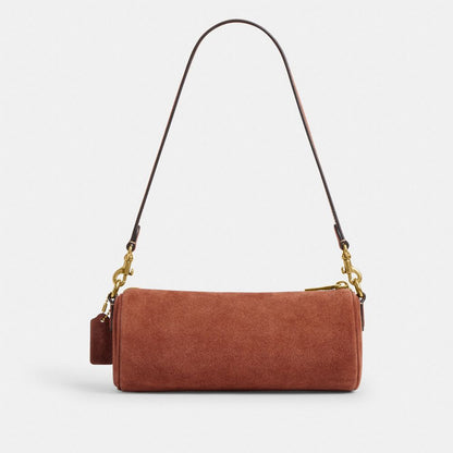 Coach Barrel Bag Brass Clay