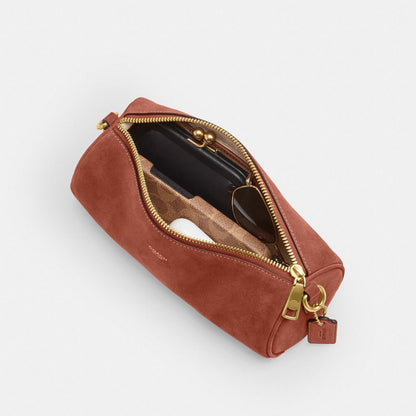 Coach Barrel Bag Brass Clay