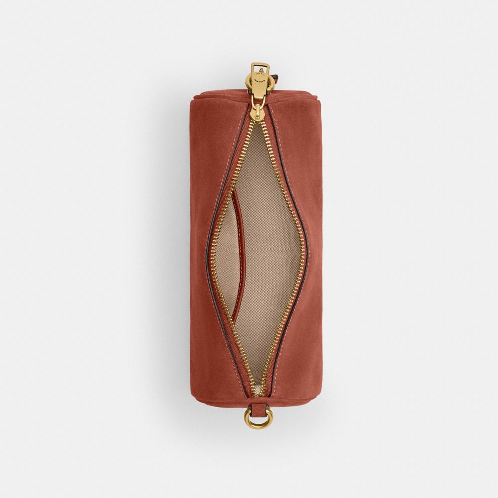 Coach Barrel Bag Brass Clay