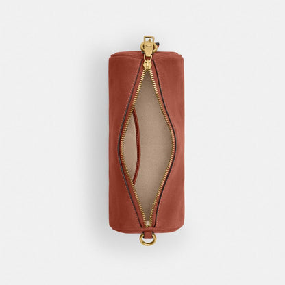 Coach Barrel Bag Brass Clay