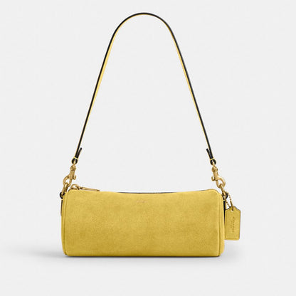 Coach Barrel Bag Brass Light Citron