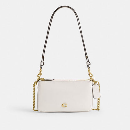 Coach Audrey Crossbody Bag Brass Chalk