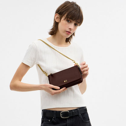 Coach Audrey Crossbody Bag Brass Maple