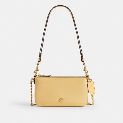 Coach Audrey Crossbody Bag Brass Vanilla
