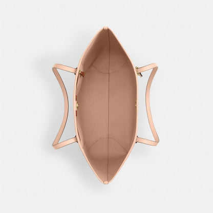 Coach City Tote Bag In Signature Canvas Im Chalk Pink