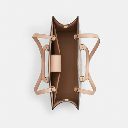 Coach Maggie Tote Bag In Signature Canvas Im Chalk Pink