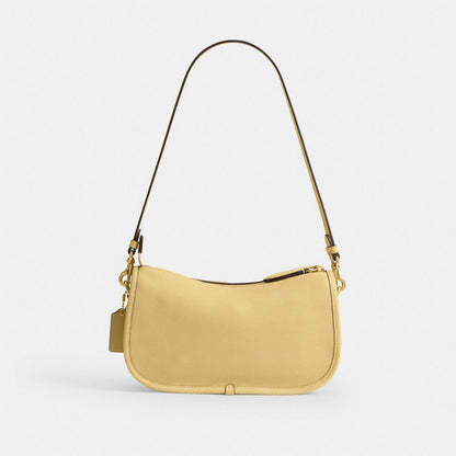 Coach Twin Turnlock Waverly Bag Brass Vanilla