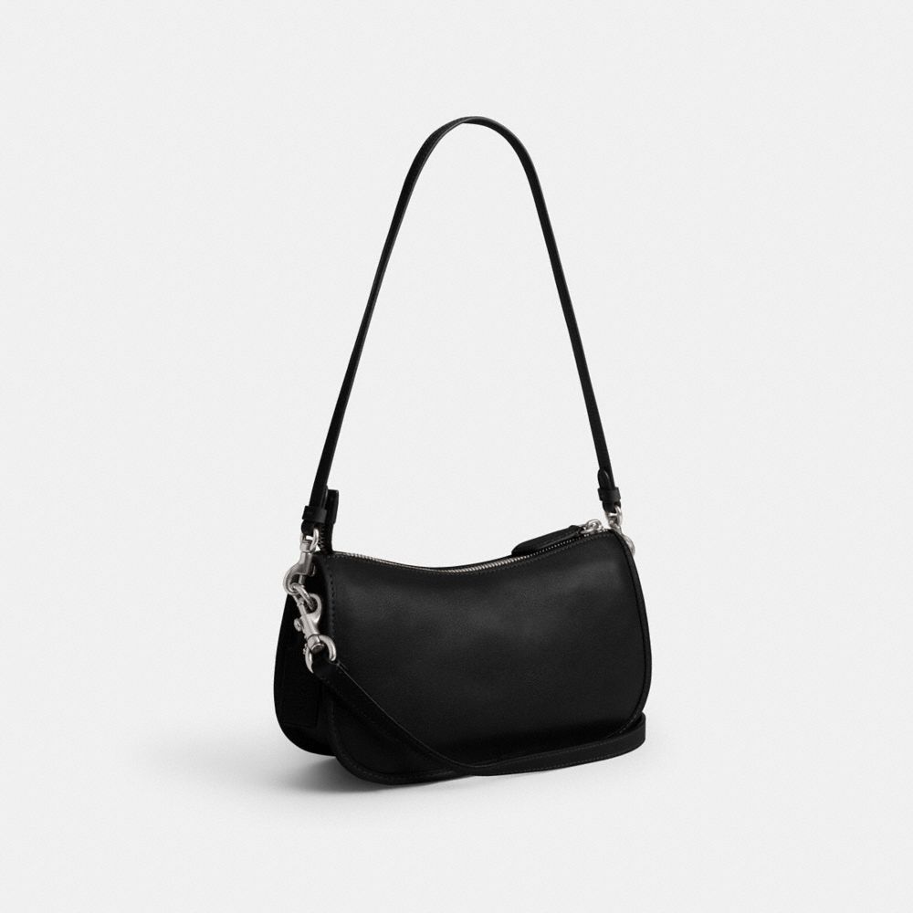 Coach Twin Turnlock Waverly Bag Silver/Black