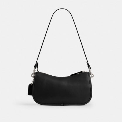 Coach Twin Turnlock Waverly Bag Silver/Black