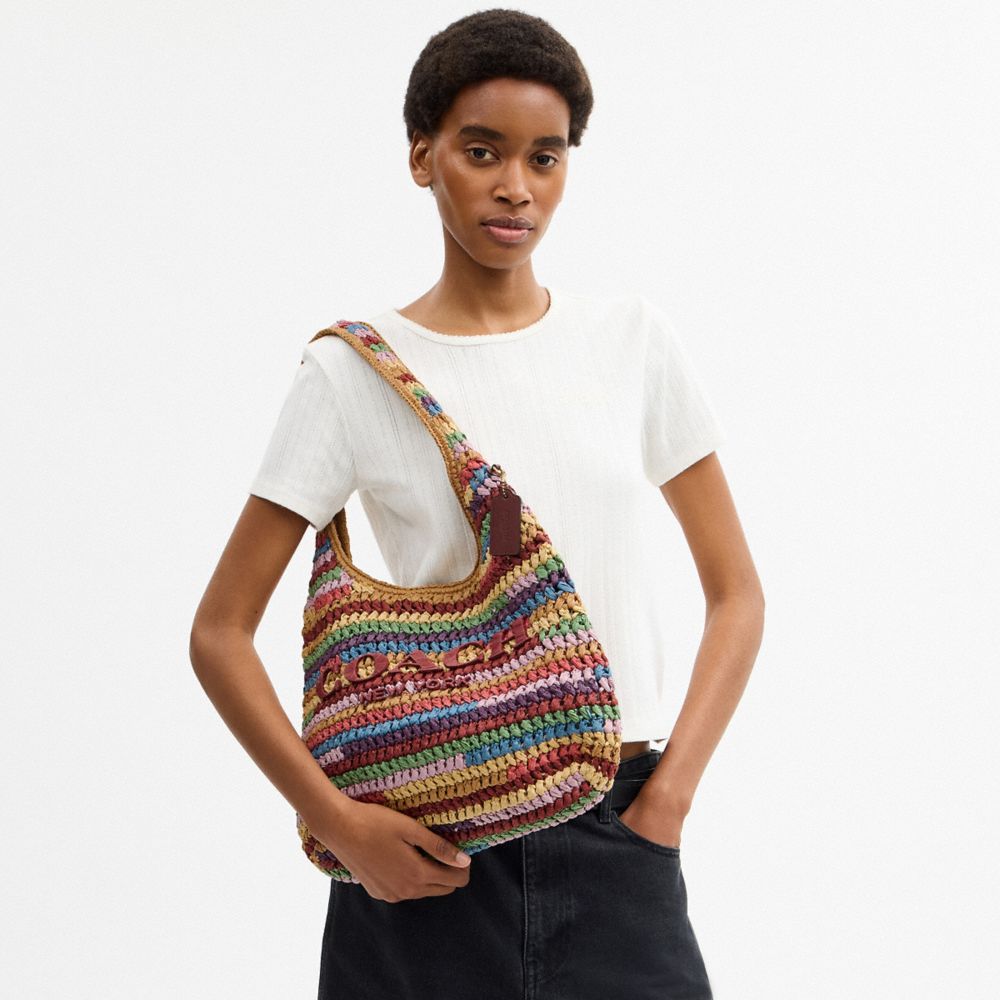 Coach Brooklyn Shoulder Bag 34 Brass Multi