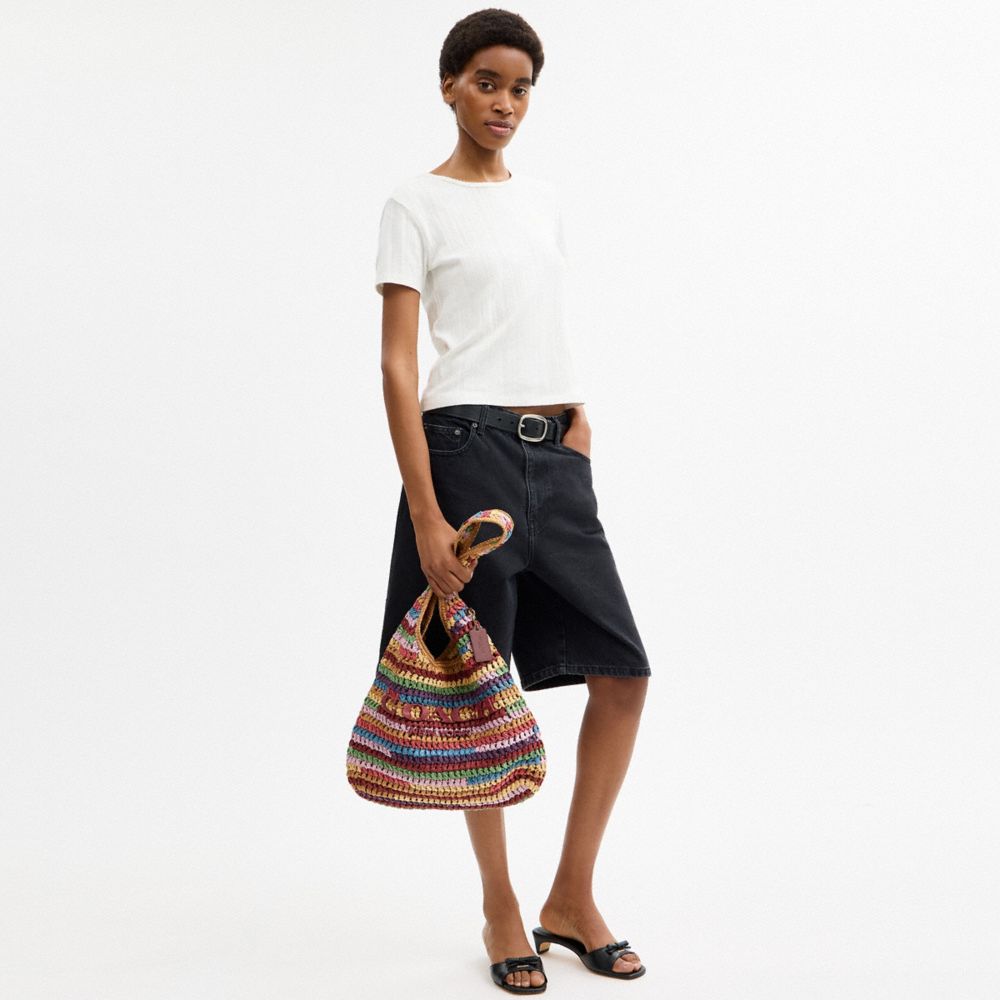 Coach Brooklyn Shoulder Bag 34 Brass Multi