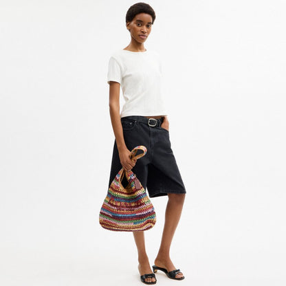 Coach Brooklyn Shoulder Bag 34 Brass Multi