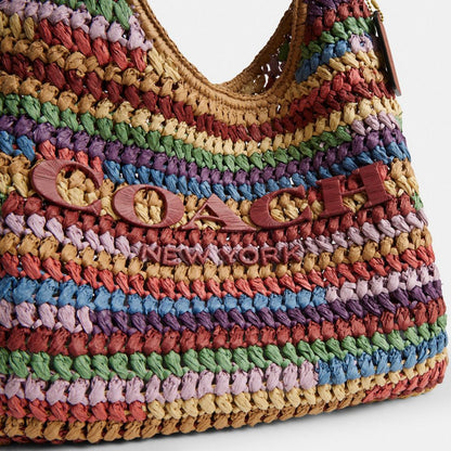 Coach Brooklyn Shoulder Bag 34 Brass Multi
