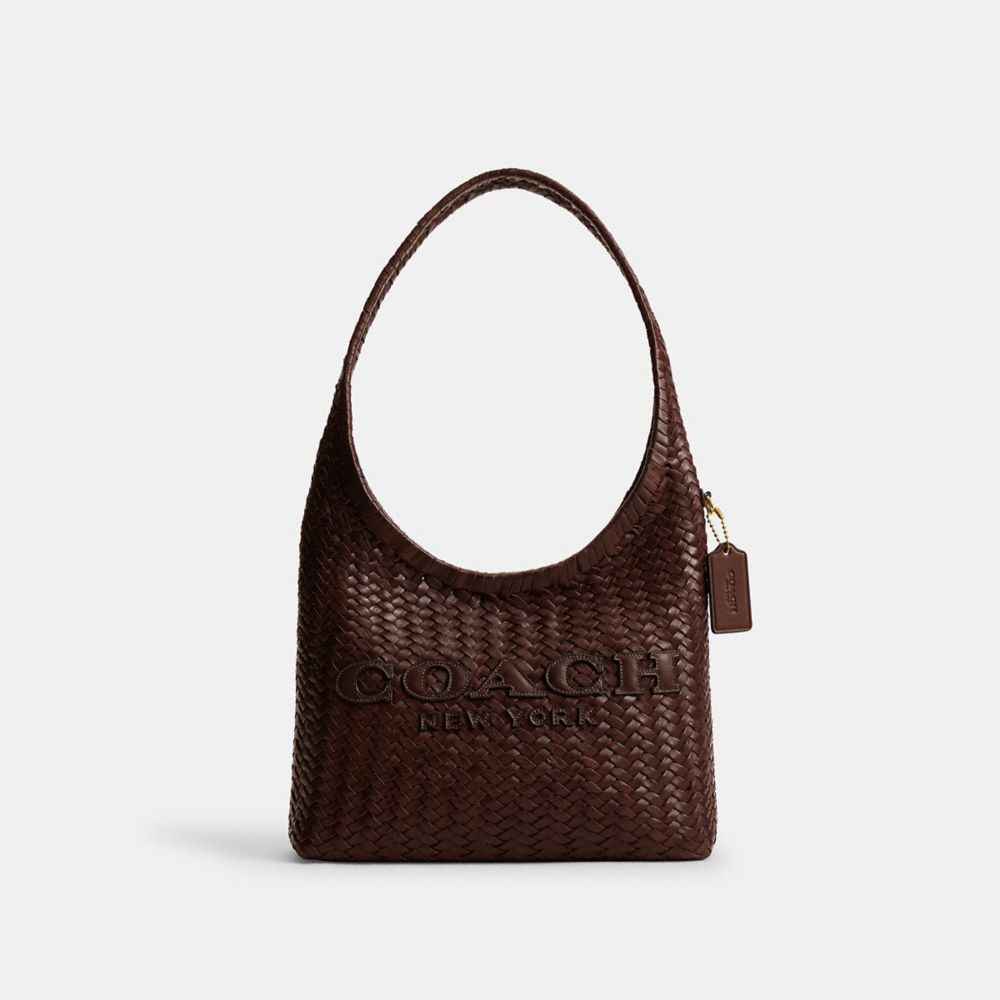 Coach Brooklyn Shoulder Bag 28 Brass Maple