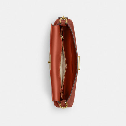 Coach Jet Shoulder Bag Brass Clay