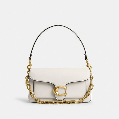Coach Link Chain Strap Brass
