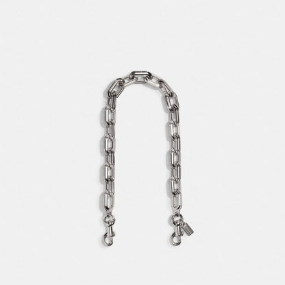 Coach Link Chain Strap Silver