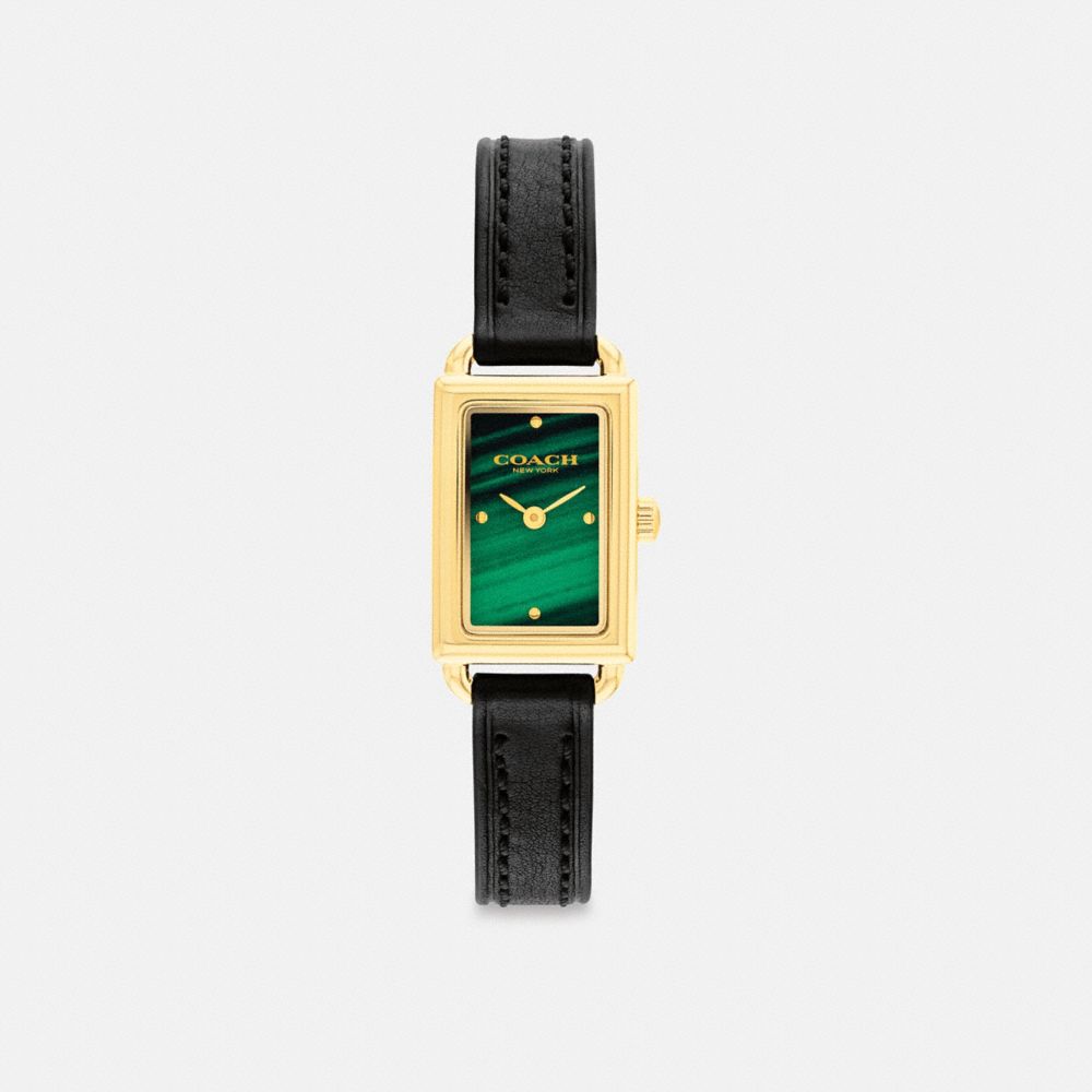 Coach Liz Watch, 24 Mm Green Black