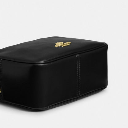 Coach Mini Carey Crossbody Bag Gold Black