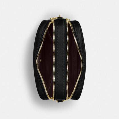 Coach Mini Carey Crossbody Bag Gold Black