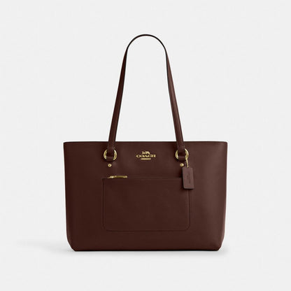 Coach Station Tote Bag Gold Maple