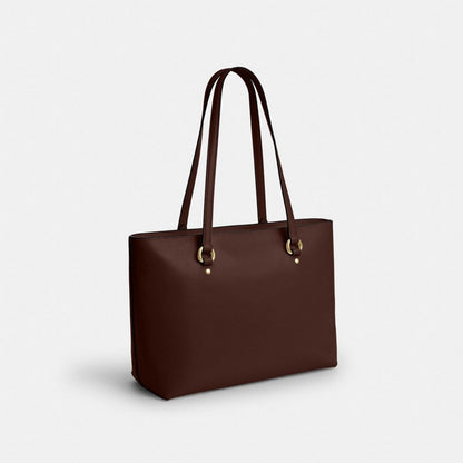 Coach Station Tote Bag Gold Maple
