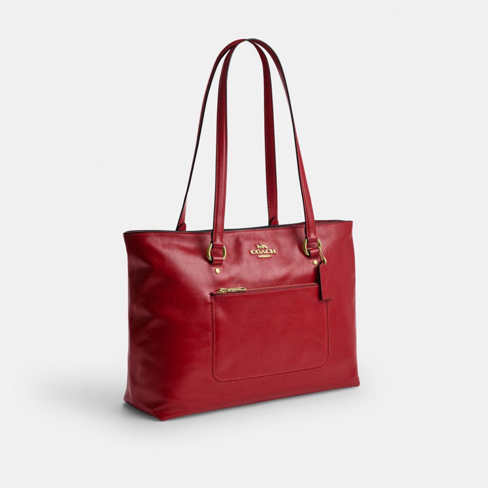 Coach Station Tote Bag Gold/Poppy