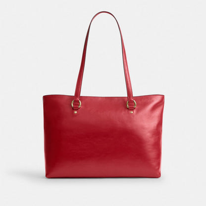 Coach Station Tote Bag Gold/Poppy