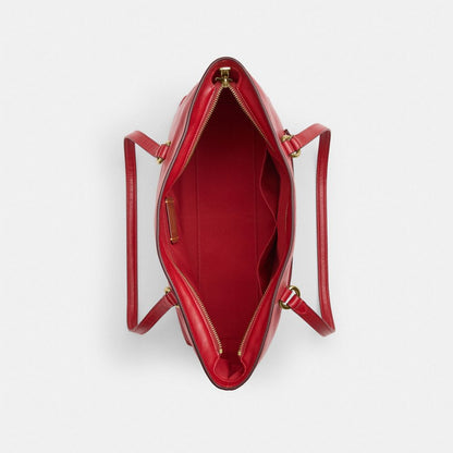 Coach Station Tote Bag Gold/Poppy