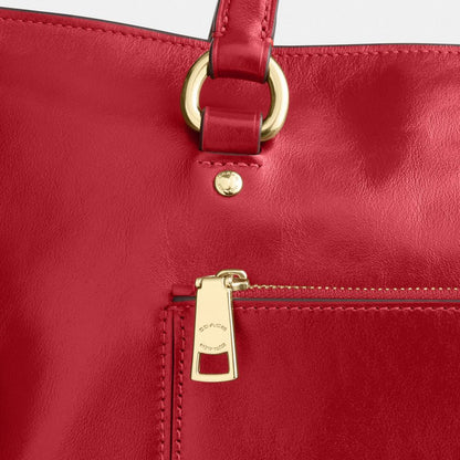 Coach Station Tote Bag Gold/Poppy
