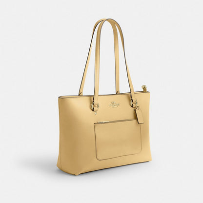 Coach Station Tote Bag Gold Vanilla