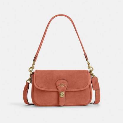 Coach Hadley Shoulder Bag Gold Clay