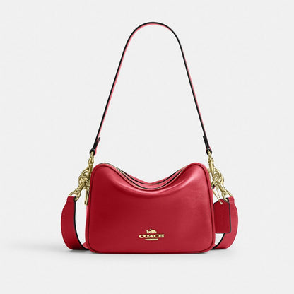 Coach Carey Crossbody Bag Gold/Poppy