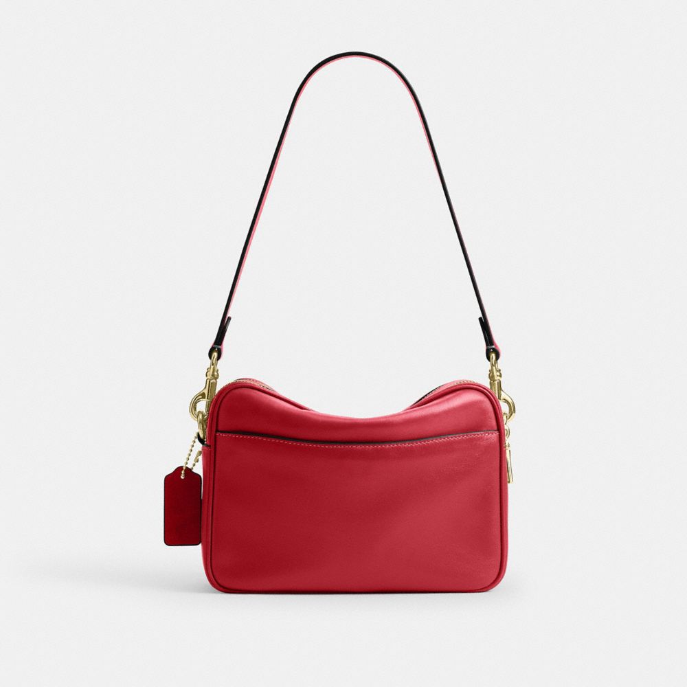 Coach Carey Crossbody Bag Gold/Poppy