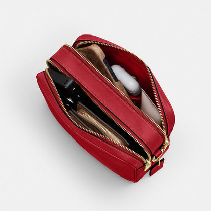 Coach Carey Crossbody Bag Gold/Poppy