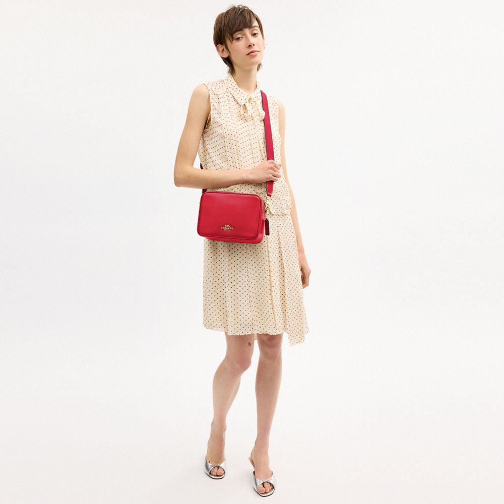 Coach Carey Crossbody Bag Gold/Poppy