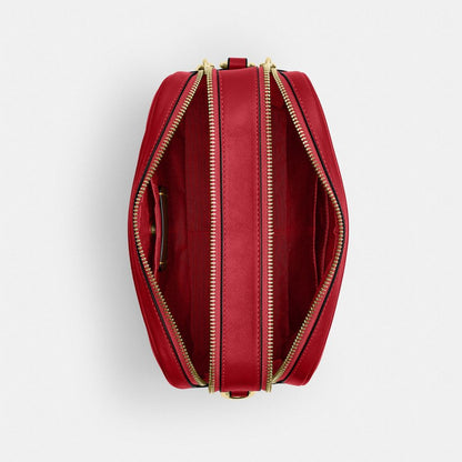 Coach Carey Crossbody Bag Gold/Poppy