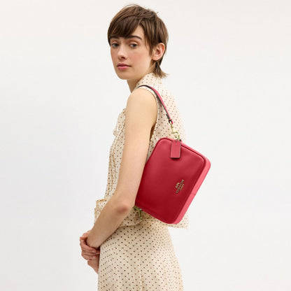 Coach Carey Crossbody Bag Gold/Poppy