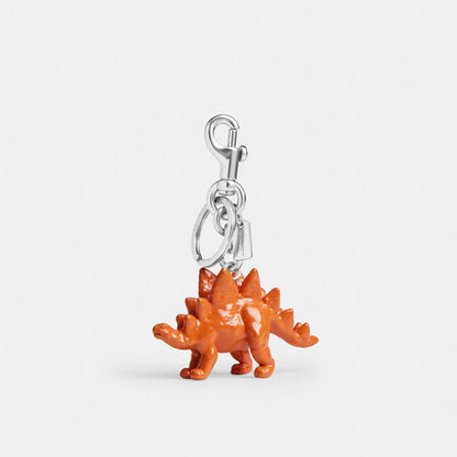 Coach Stegosaurus Bag Charm Silver
