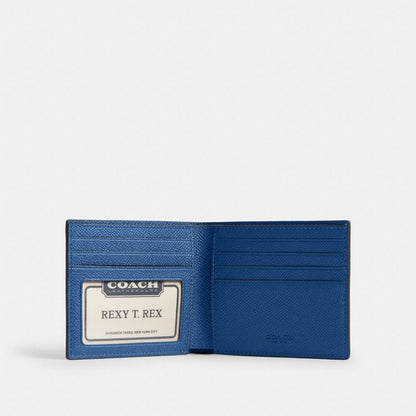 Coach ID Billfold Wallet True Blue