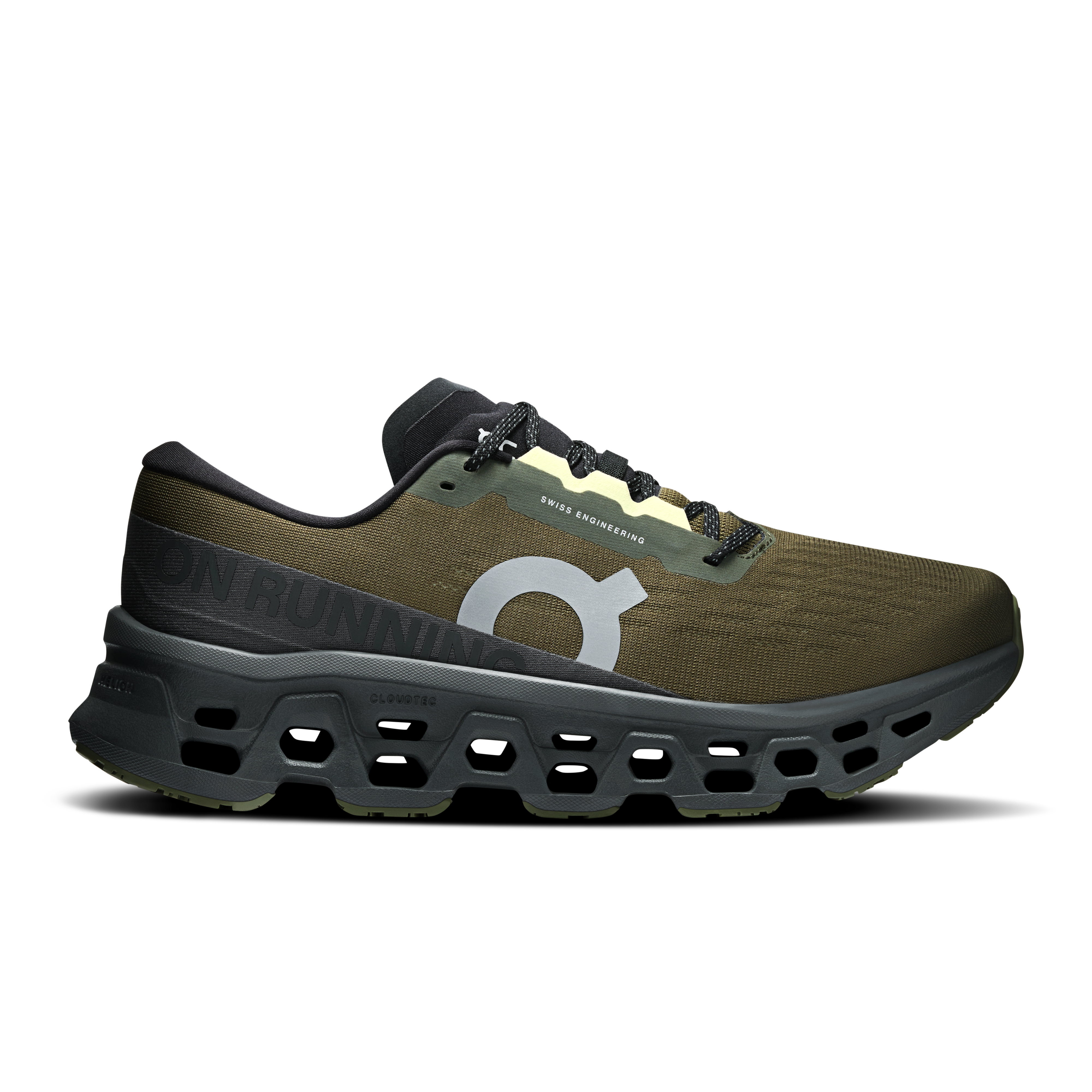On Cloudmonster 3 Olive Eclipse