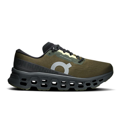 On Cloudmonster 3 Olive Eclipse