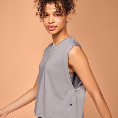 On Focus Crop Zinc (Women'S)