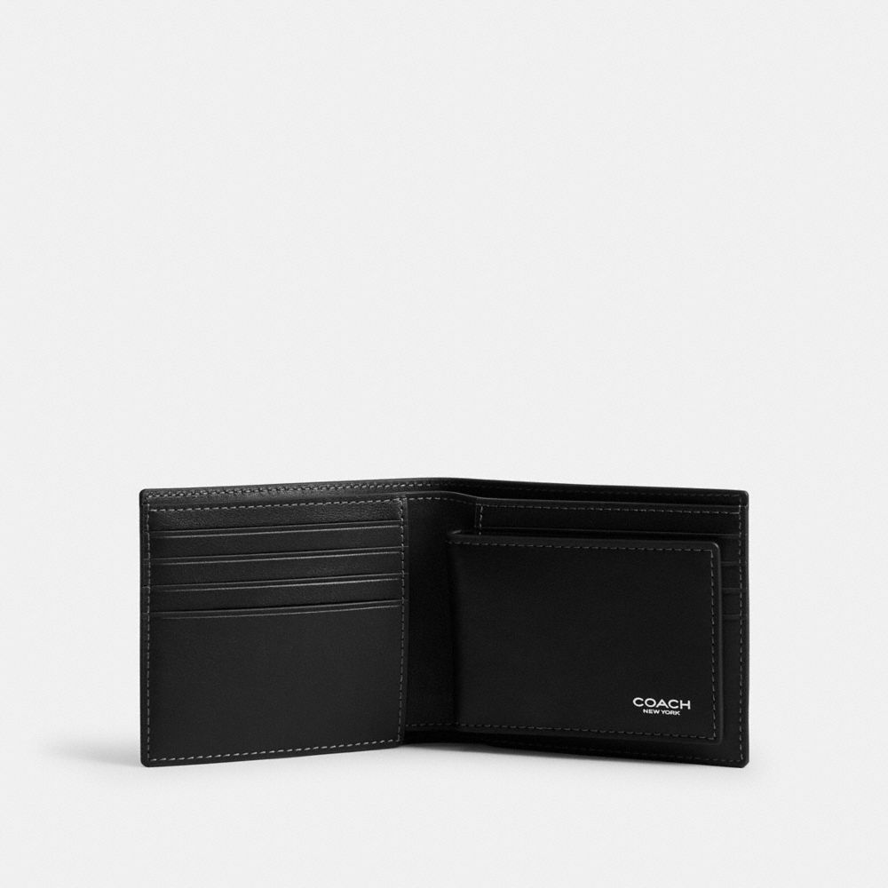 Coach 3 In 1 Wallet With Ellie Graphic Black