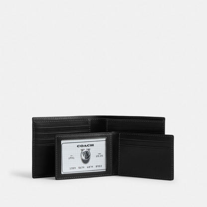 Coach 3 In 1 Wallet With Ellie Graphic Black