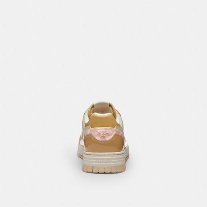 Women's Coach Soho Sneaker With Patent Signature Candy Pink Light Beige