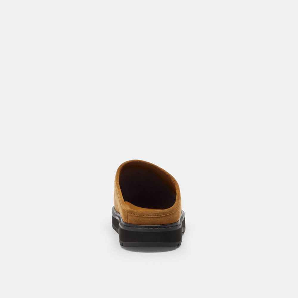 Men's Coach Sport Clog Tobacco Natural
