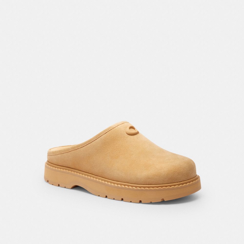 Men's Coach Sport Clog Light Beige